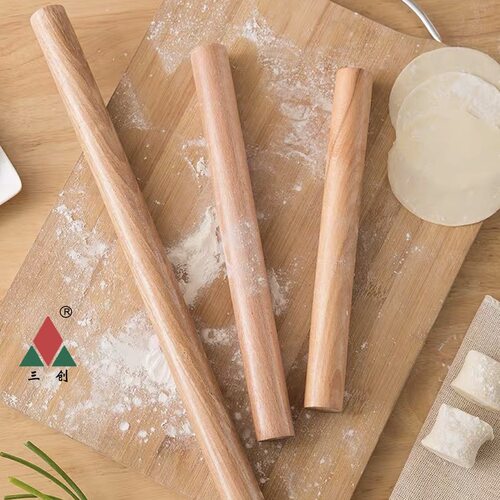 擀饺子皮擀面实木烘焙工具不沾粉