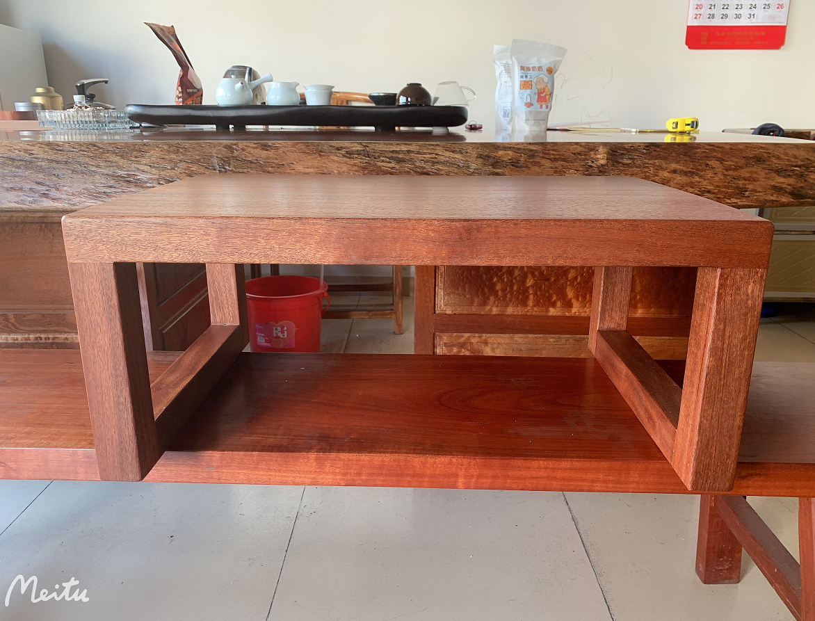 沙比利（乌檀木）飘窗小茶几榻榻米茶几小桌子炕桌 尺寸70*45*30