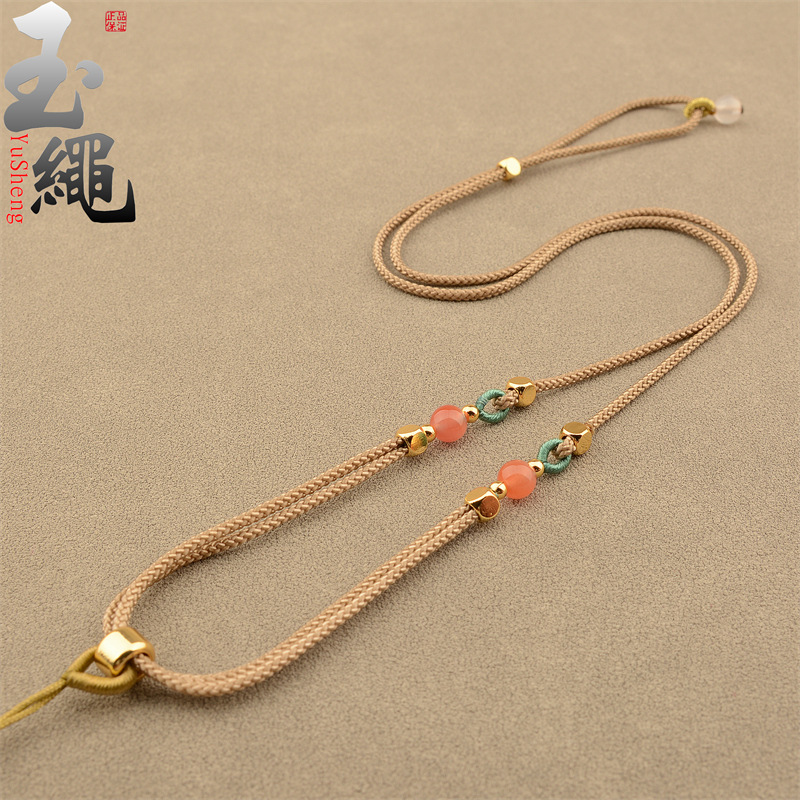 玉绳吊坠绳天然南红玛瑙