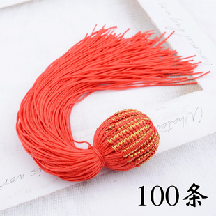 手工编织平结假拉圈diy活动拉环绑吊坠尾线圈金丝线吊坠绳改调节