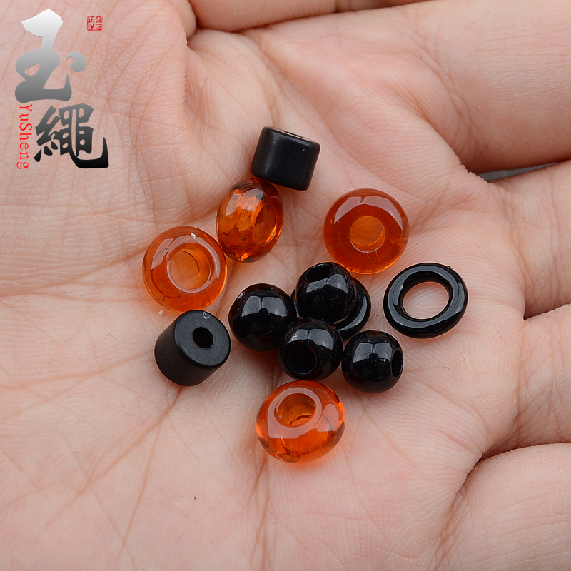 玉绳亚克力树脂手绳项链绳圆珠子