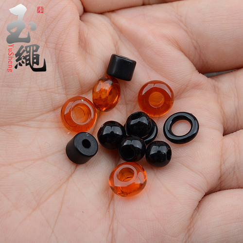 玉绳亚克力树脂手绳项链绳圆珠子