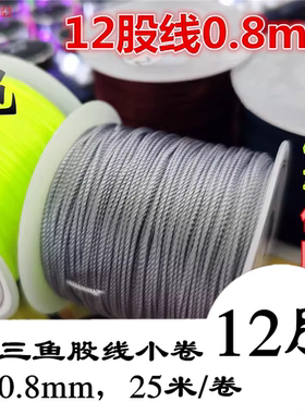 diy金三鱼手工编织小卷股线
