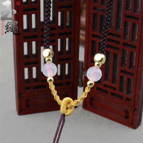 玉绳吊坠绳相思豆网红款