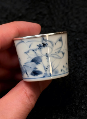 迷你主人杯品茗杯功夫茶具荷花