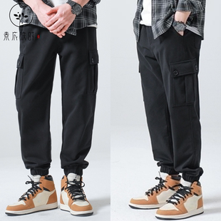 卫裤 素衣彼时2400春秋男士 纸样束脚工装 服装 裁剪样板 休闲运动长裤