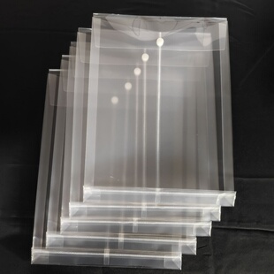 FC按扣立体文件袋pp透明资料袋A4小学生塑料防水试卷收纳袋档案袋