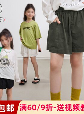素衣彼时3983夏季女童短裤纸样休闲百搭宽松防走光a字休闲裤样板