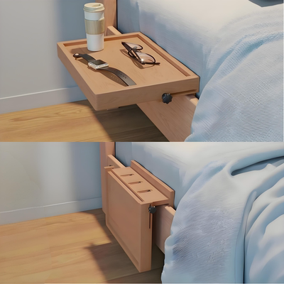 床边置物架可移动抽拉式收纳架