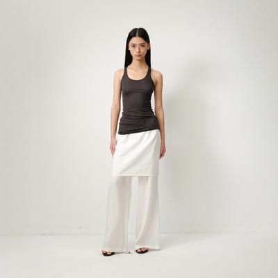 松弛系神裤CSFC简约老钱质感围裙长裤小众设计师品牌