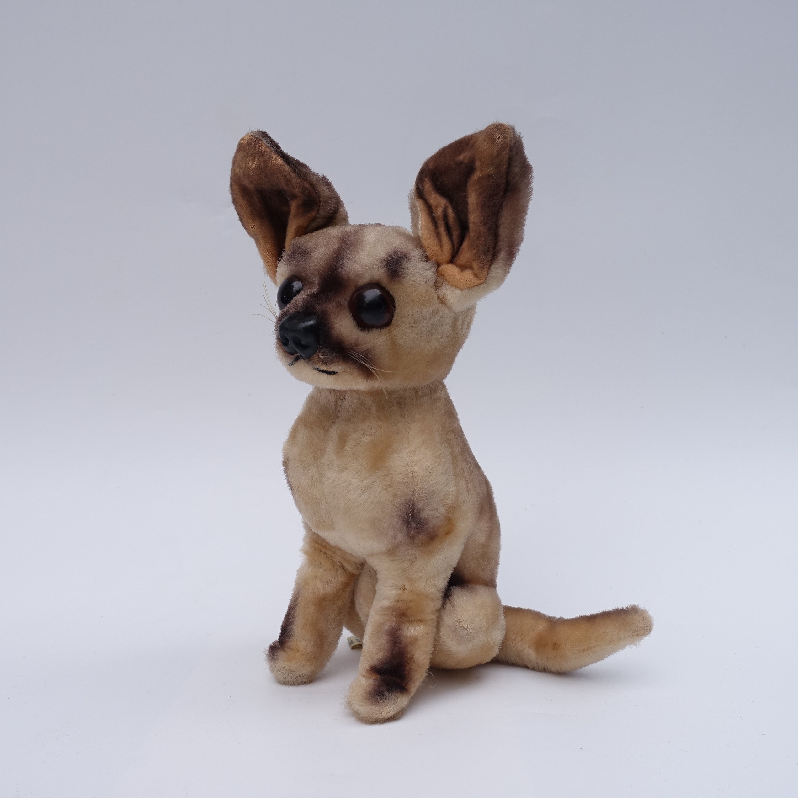 vintage日本中古kamar仿真狗狗吉娃娃摆件可爱玩偶创意礼物