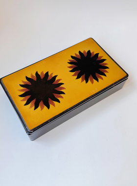 vintage中古铜树脂首饰收纳盒装饰盒摆件收藏艺术品