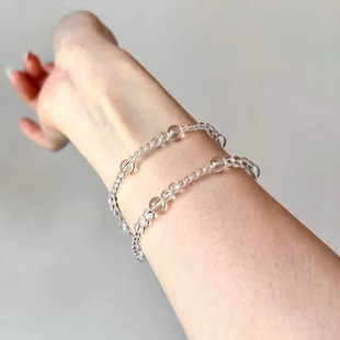 天然白水晶双圈手串全净体白水晶轻奢小众高级感巴西招财水晶手链