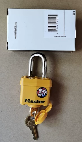 Masterlock, USA Master Lock 315D Полный горячая пластичная оболочка против rain hanging lock 315mcnd