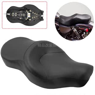 摩托哈雷双人坐垫 883N/1200C连体改装座垫 前后一体加厚 04-22年