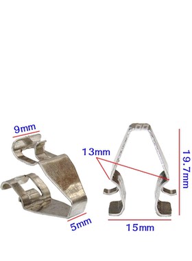 适用宝马X5X3X1X2X4X6X7遮阳板遮光板化妆镜固定铁钢夹子卡扣卡子