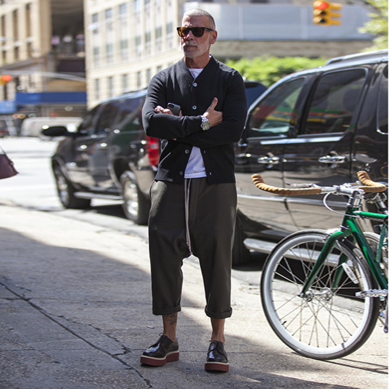NICK WOOSTER Haren pants leisure time ro High Street solar system loose 8 points Easy Pencil Pantsin the Men's clothing, Casual pants  category - from Buy2taobao.com to provide professional Taobao agent buy service