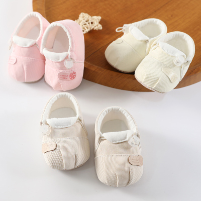 宝宝步前鞋袜初生婴儿春秋软底