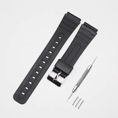 91W 代用卡西欧电子表F 105树脂橡胶手表带凸口18mm