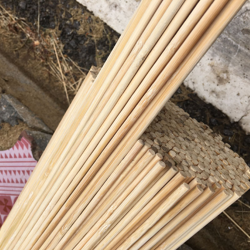 光滑无刺圆竹棒青青小竹竹料手工