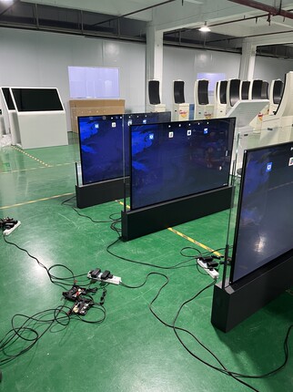 55寸65寸75寸液晶双面显示屏广告机房地产特供高清双面大屏