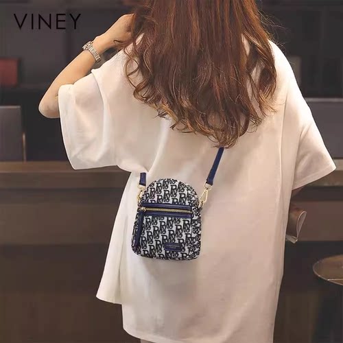 Viney手机包包女2026新款女包斜挎包帆布包女腰包夏季迷你小包袋