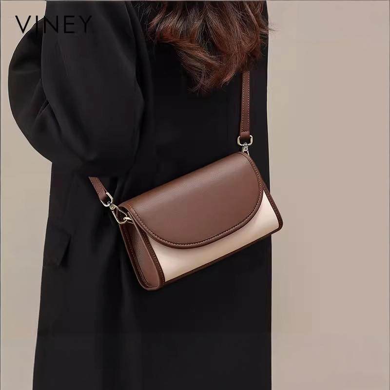 Viney包包女式2026新款秋冬斜挎包小包高级感真皮女包单肩小方包,箱包皮具/热销女包/男包,通用款女包,淘宝优惠券,粉丝福利购,淘宝优惠卷