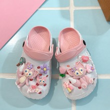 儿童高颜值拖鞋eva材质防臭防滑女童夏日洞洞鞋夏天家用可外穿女