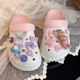 小朋友夏天沙滩凉鞋 外穿防滑防臭儿童拖鞋 包头 夏季 女童可爱洞洞鞋