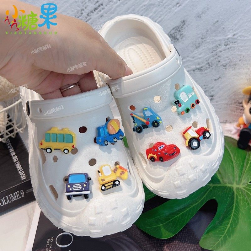 儿童小汽车拖鞋2026新款男孩白色沙滩洞洞鞋夏季夏天外穿时尚帅气,童鞋/婴儿鞋/亲子鞋,儿童洞洞鞋,淘宝优惠券,粉丝福利购,淘宝优惠卷