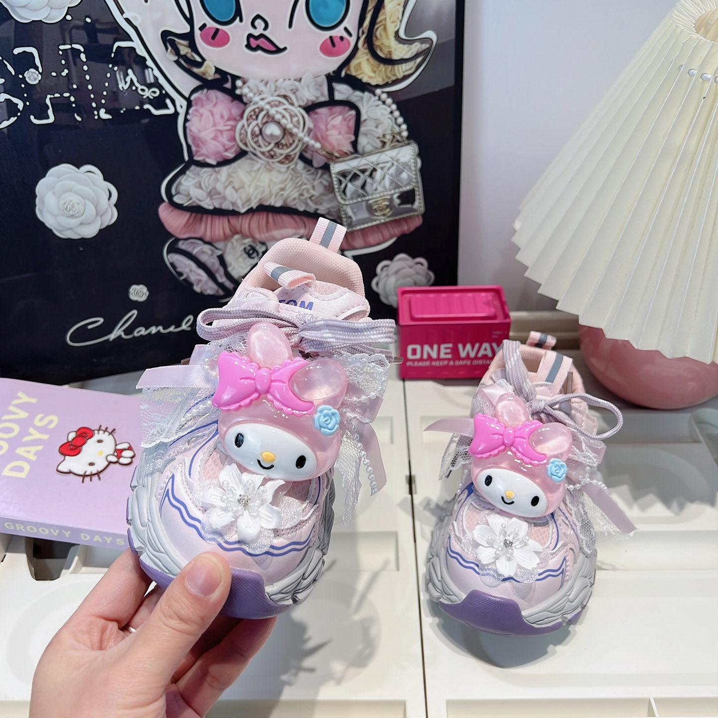 女童2026新款运动鞋春款皮面防水儿童鞋子春季老爹鞋防滑轻便女鞋