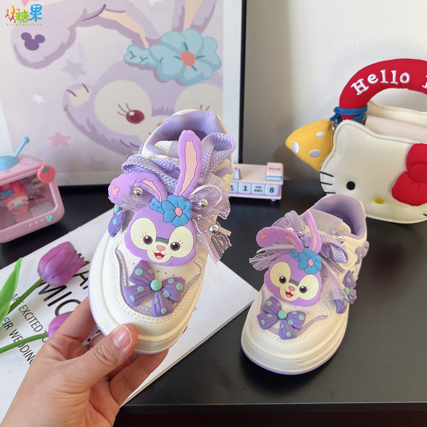 儿童女款运动鞋2026新款皮面防水低帮板鞋轻便防滑女童鞋子休闲鞋