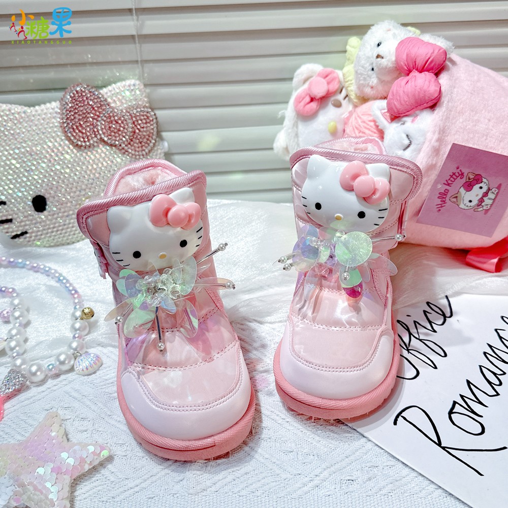 2025冬季新款女童雪地靴防水