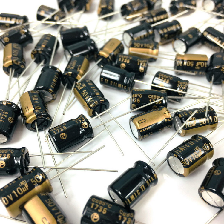 ELNA 依娜 原装10UF 50V SILMIC II 音频发烧电解电容 蚕丝系列