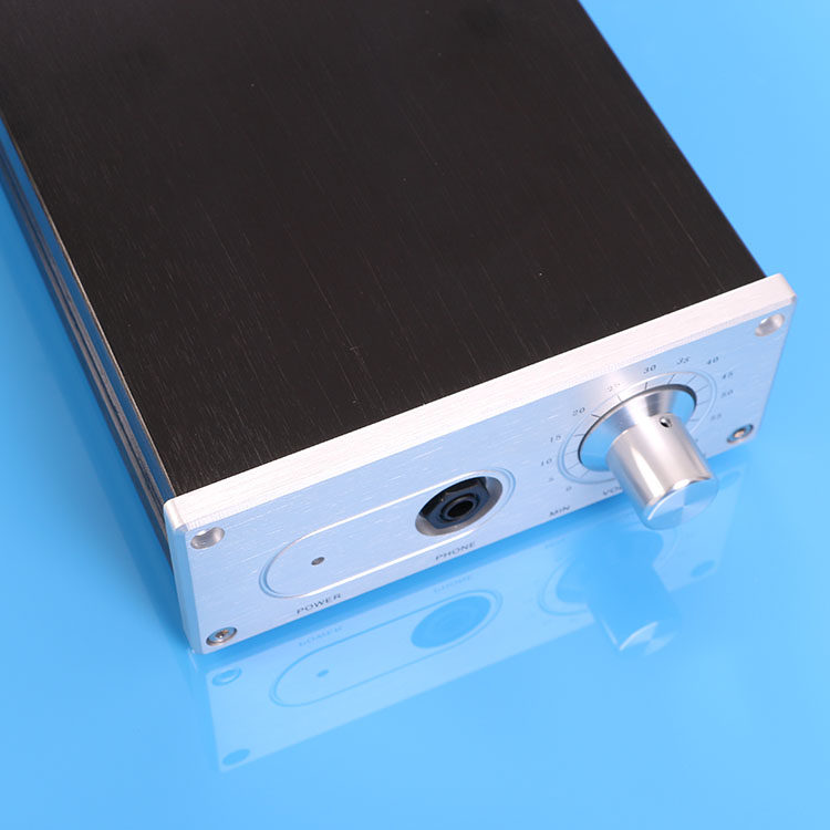 纯铝精致全铝拉丝工艺 前级耳放 机箱DIY机壳可用于SOLO耳放