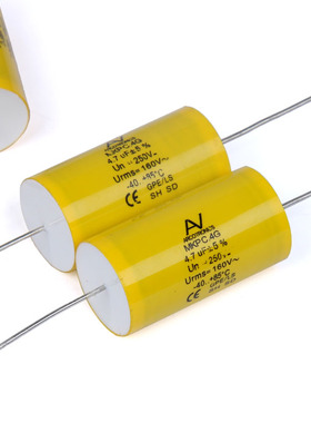 4.7uf/250V 意大利KEMET AV MKP C.4G无极轴向薄膜电容 475分频用