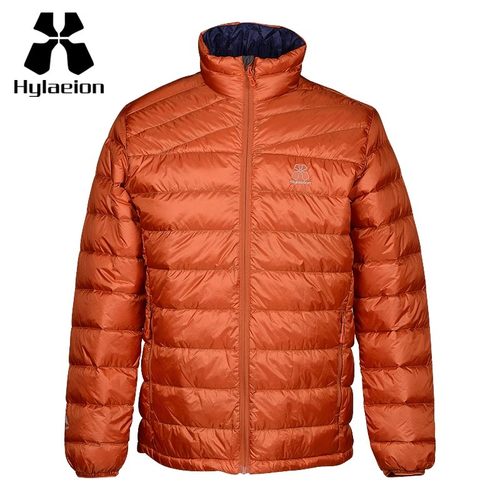 hylaeion热带雨林户外运动轻薄羽绒服男款冬季防风保暖立领外套