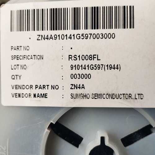 议价RS1008FL SOD123 丝印R1K 1A 800V可维修
