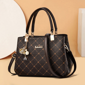 手提包女2025新款 大气老花包中年女包妈妈包大容量单肩斜挎包通勤