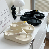 2026新款 男防臭 海边沙滩凉拖鞋 夏季 情侣人字拖女厚底外穿夹脚拖鞋