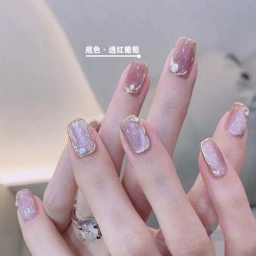 Металлический гель для глаз для ногтей, популярно в интернете, кошачий глаз, «Холодное сердце», лунный камень