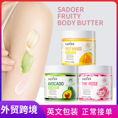 All SADOER Avocado Body Butter Moisturizing Lotion Series M