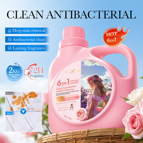 Full SADOER Rose Fragrance Antibacterial Clean Laundry Dete