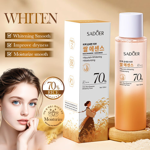 SADOER 70% Rice essence Whitening Toner (Foreign Version) 1