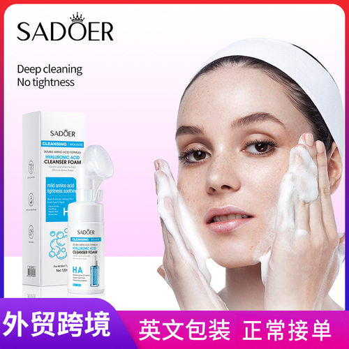 Full SADOER Hyaluronic Acid Amino Acid Cleansing Mousse Cle