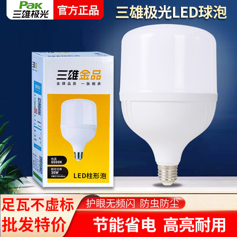 三雄极光金品LED灯泡节能灯图片