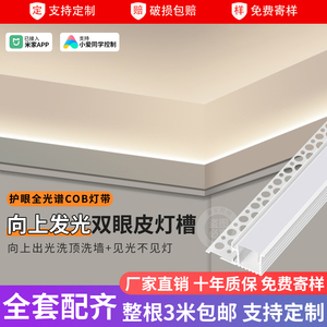 智能双眼皮向上发光线型线性灯