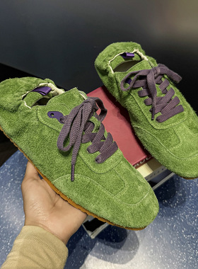 休闲运动韩版阿甘鞋小麦平底软底板鞋跑步复古德训鞋男款