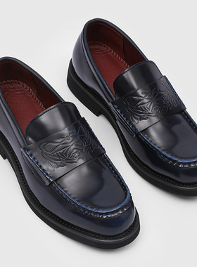 夏季新款情侣一脚蹬休闲鞋通勤百搭情侣鞋蓝色