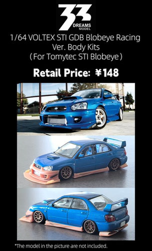 33 DREAMS 1/64 斯巴鲁翼豹 Voltex Racing包围套件 适用于tlv